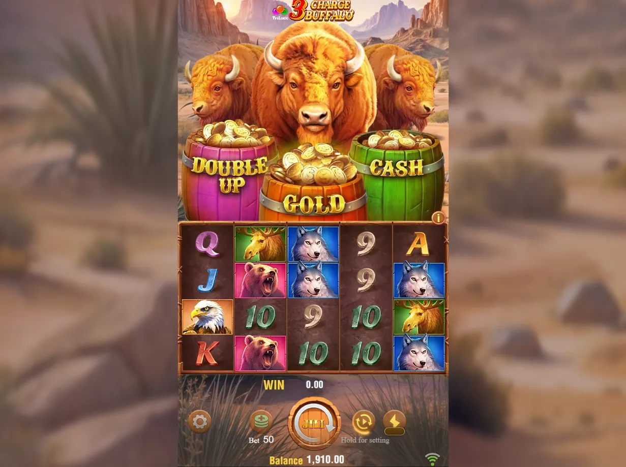 3 Charge Buffalo Slot